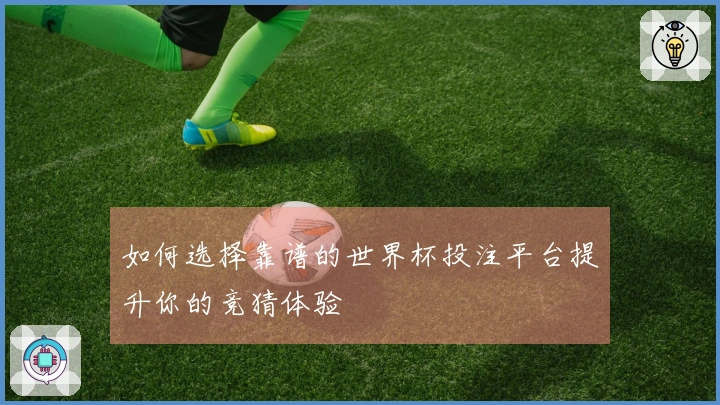 如何选择靠谱的世界杯投注平台提升你的竞猜体验